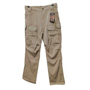 Mens Outdoor Tactical Series Combat Pants Tan Size M Khaki Hiking
